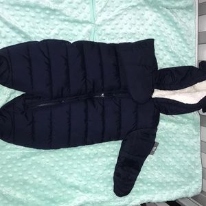 The Children's Place Baby Solid Snowsuit